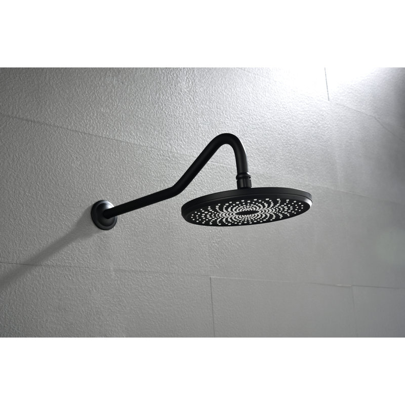 Le bras de douche en acier inoxydable, facile à installer et à nettoyer, assure une connexion sécurisée avec la pomme de douche