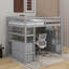 Lit mezzanine double avec bureau et tablettes-1101488715