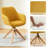 Upholstered Swivel Office Desk Chair-198951420