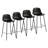 Botyo 26" H Modern Low Back PP Counter Stool with Metal Frame-1935421608-1934564102