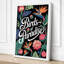 Birds of Paradise Botanical - Wrapped Canvas-130837407-130837380