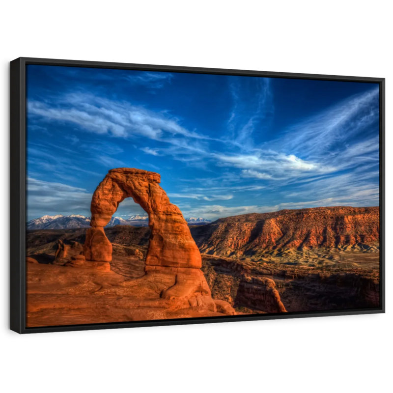 Nature "Art mural du parc national des Arches de l'Utah", H 9 po x l 13 po