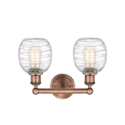Éclairage pour meuble-lavabo à 2 lumières 15 pouces Carlucci