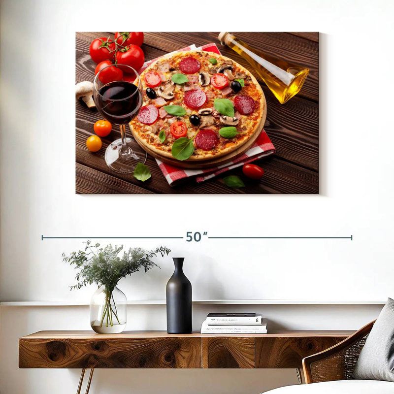 Yarlin Pizza Fresh From Oven, 26" H x 39" W