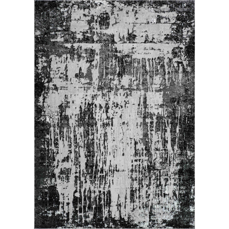 Forysthe Abstract Area Rug, Rectangle 80 x 150cm