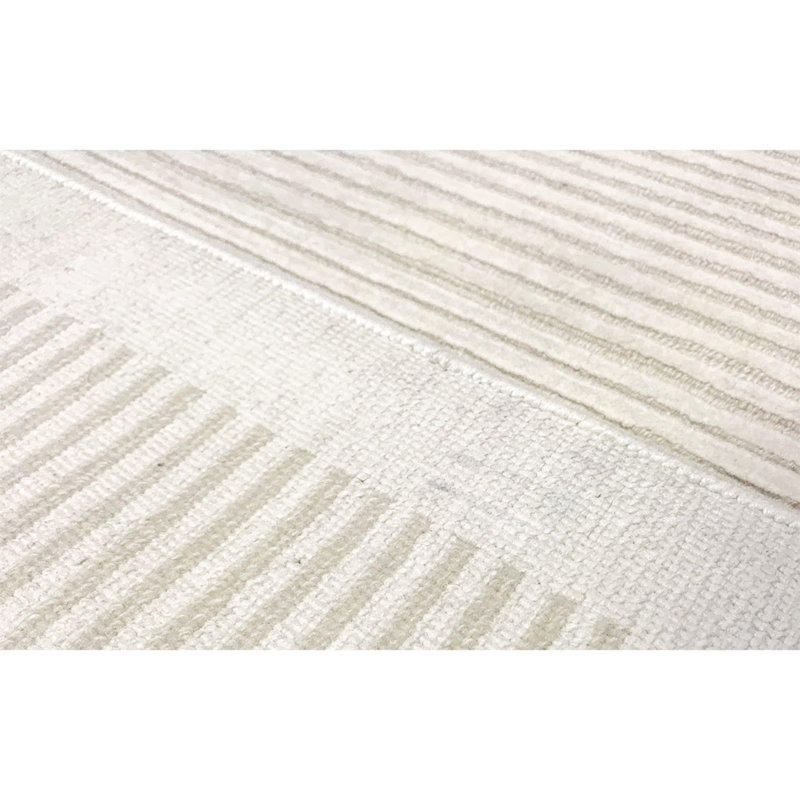 Hand Woven Wool Striped Area Rug