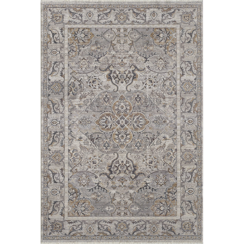 Tapis beige Adele 8803 Delaney, Rectangle 11 pi 6 po x 15 pi 3 po