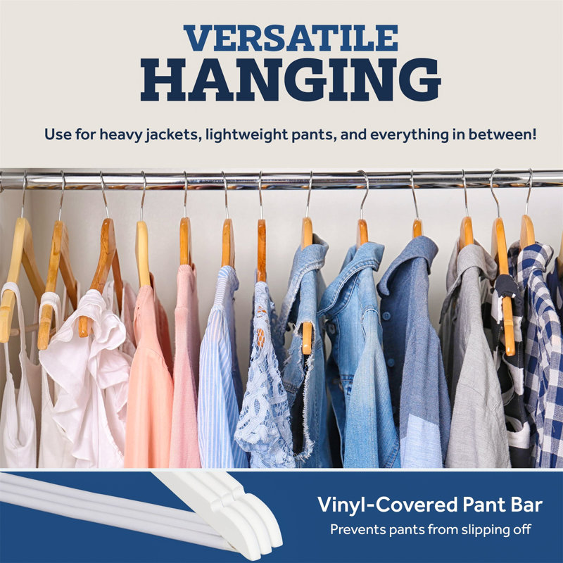 Wood Standard Hanger, White