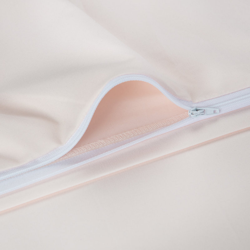 Ultra-Soft Duvet Cover Set, King Duvet Cover + 2 Pillow Cases, Peach