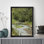 Impressions encadrées en bois massif de qualité supérieure avec cadre en bois noir élégant, décoration murale moderne pour la cuisine de bureau
