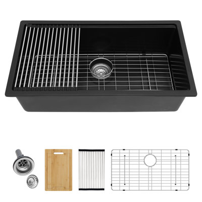 33'' L Single Bowl Quartz Kitchen Sink