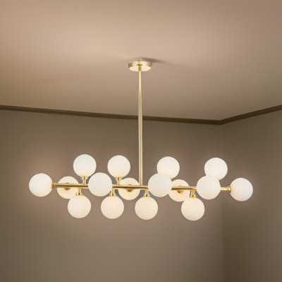 Luminaire suspendu à 16 lumières Wynogène