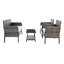 Aboka 4 - Person Patio Conversation Set with Cushions-525366377