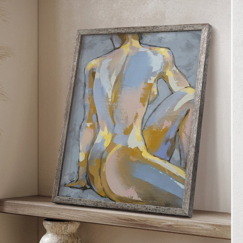 «Gray Maiden II», reproduction encadrée - bois massif, H 11 po x l 9 po