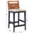 Velga Solid Wood Upholstered Counter Stool -1908621500