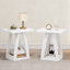 Table de bout 19,69 po, petite table d'appoint pour salon, chambre à coucher, table de chevet (ensemble de 2)-2133297366-2127240187