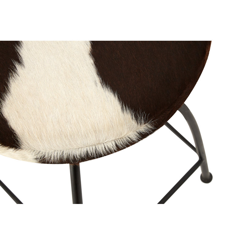 Tony Upholstered Counter Stool with Metal Frame