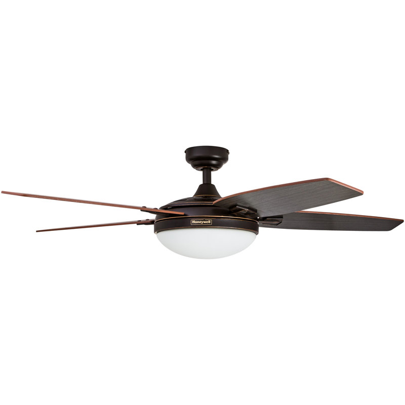 Carmel 48" Bowl Ceiling Fan Light Kit with Remote, Bronze