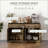 Kitchen Storage Sideboard With Barn Style Doors, Drawers, Adjustable Shelves-1791245035