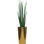 Faux Plant in Metal Planter-1201110098