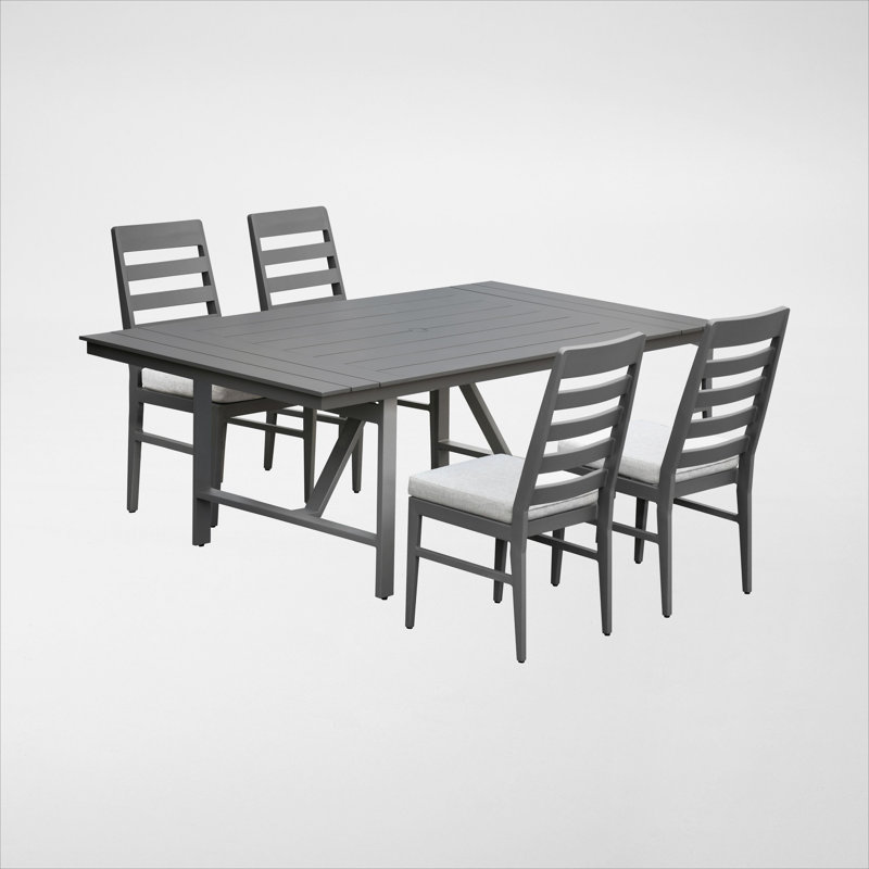 Vrishank Dining Set, Mocha, 5-PC, 4