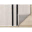 Tapis rayé blanc intérieur / extérieur scandinave-1000391711
