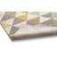 Tapis blanc / jaune à motif géométrique moderne Rubino-1122374377