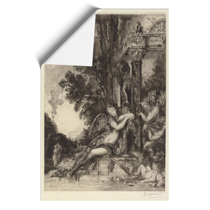 The Goddess Discord by Gustave Moreau - Frameless Print, 59cm H x 42cm W x 0.1cm D