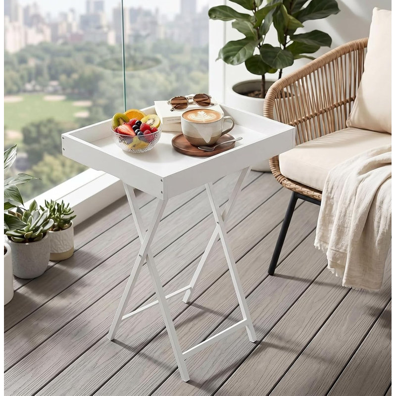 48cm Folding Table, White