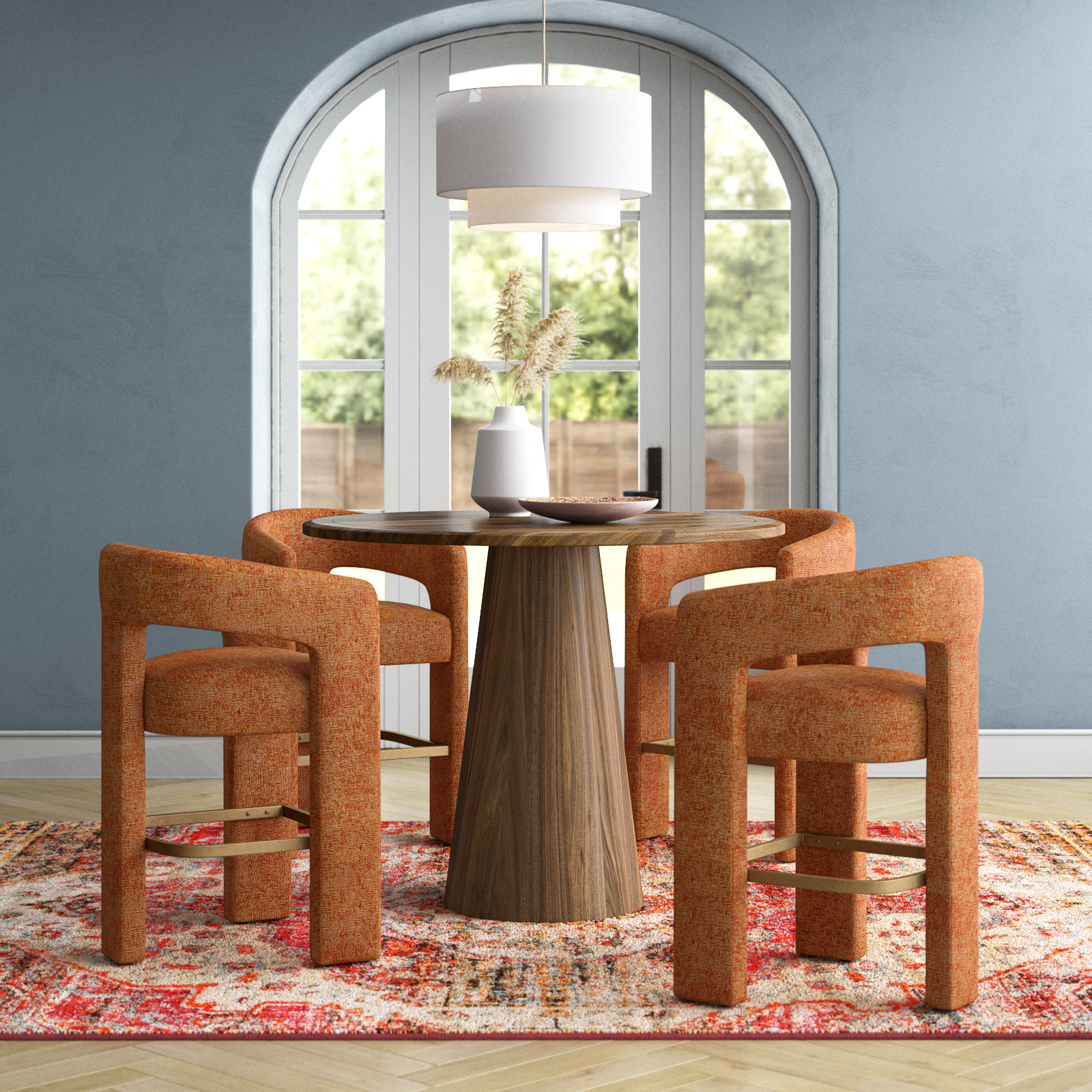 Darlington 5 - Piece Dining Set, Rust
