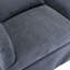 Fauteuil d'appoint pivotant à 360 degrés en mélange de lin-782405788
