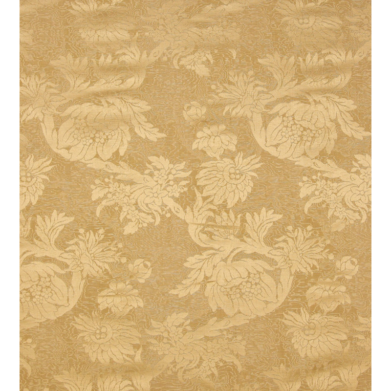 Tissu de monceau damas parc, Jaune