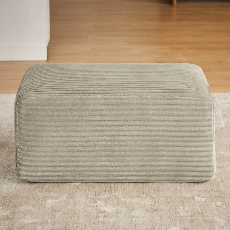 Cloud Design en forme de L avec tissu en velours côtelé et doux, aucun assemblage requis, matériau, confort instantané, multifonction pour la vie à la maison