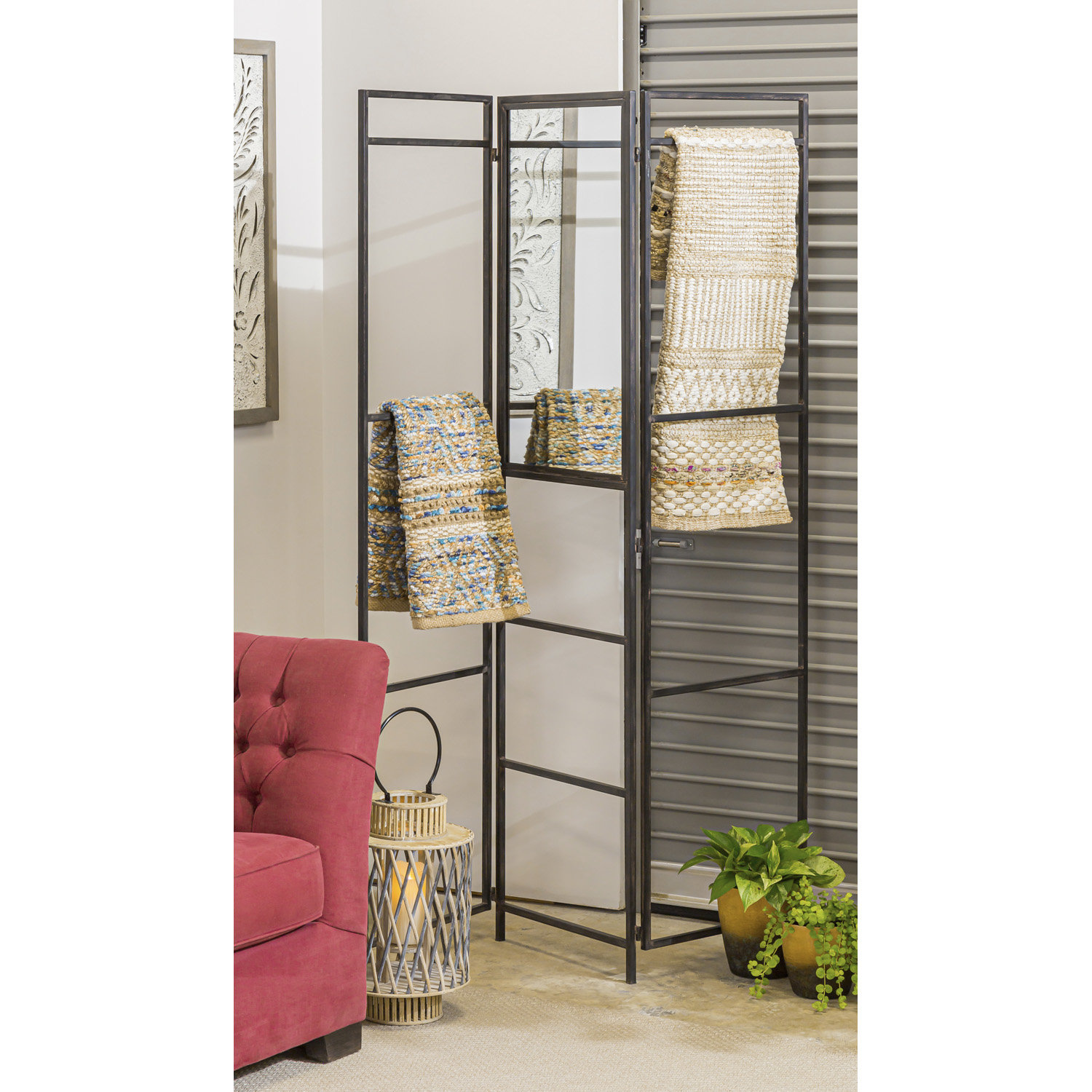 Latitude Run® Folding Quilt Rack | Wayfair
