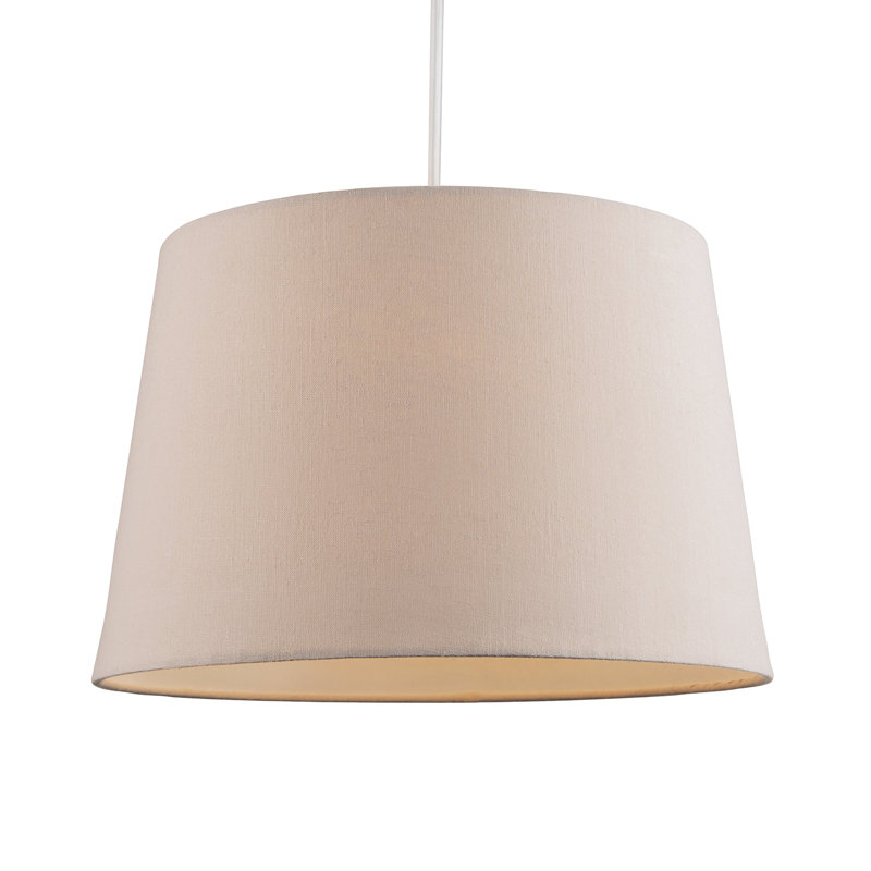20cm H Drum Lamp Shade ( No Direct Attachment Method ), Beige