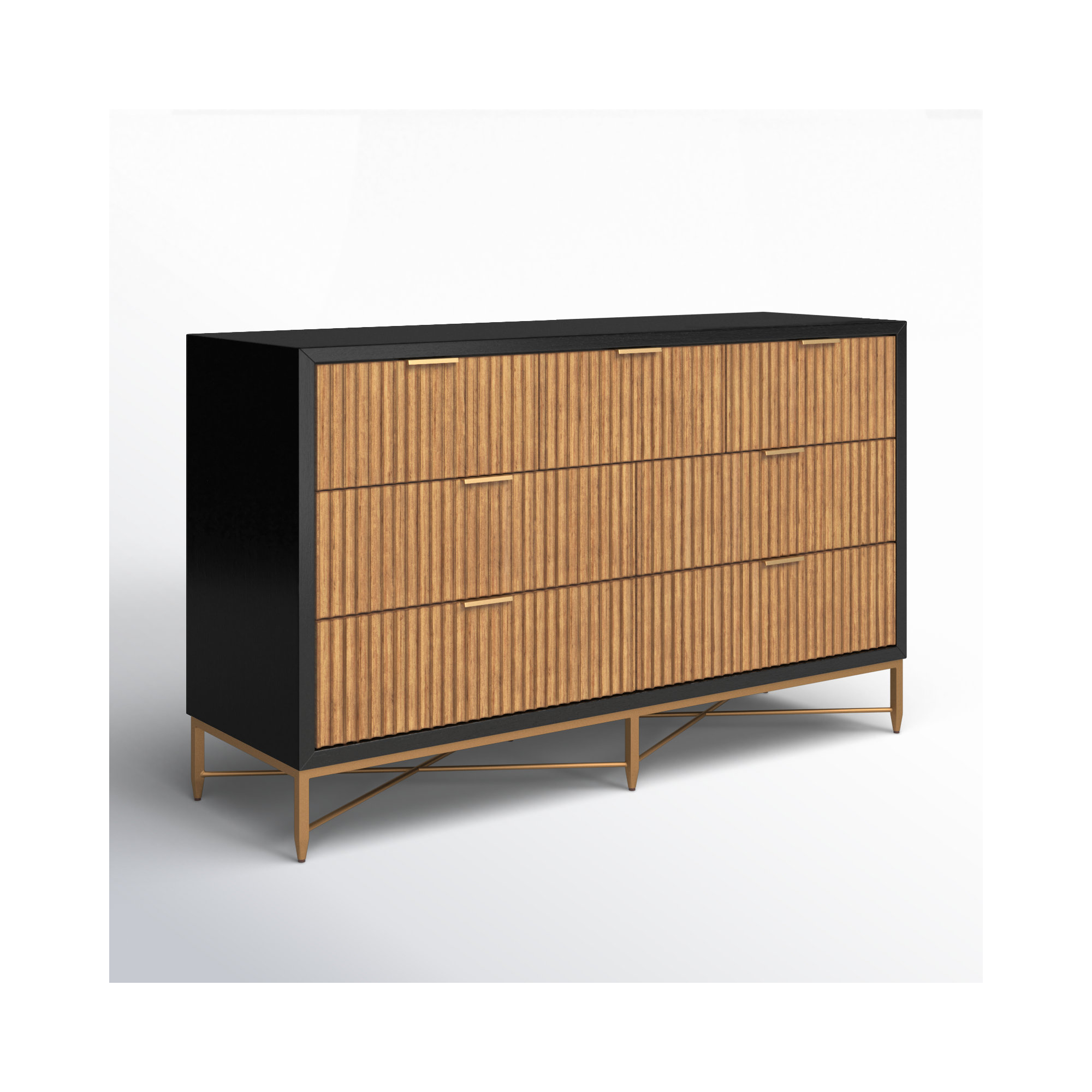 Babette 7 - Drawer Dresser, Black