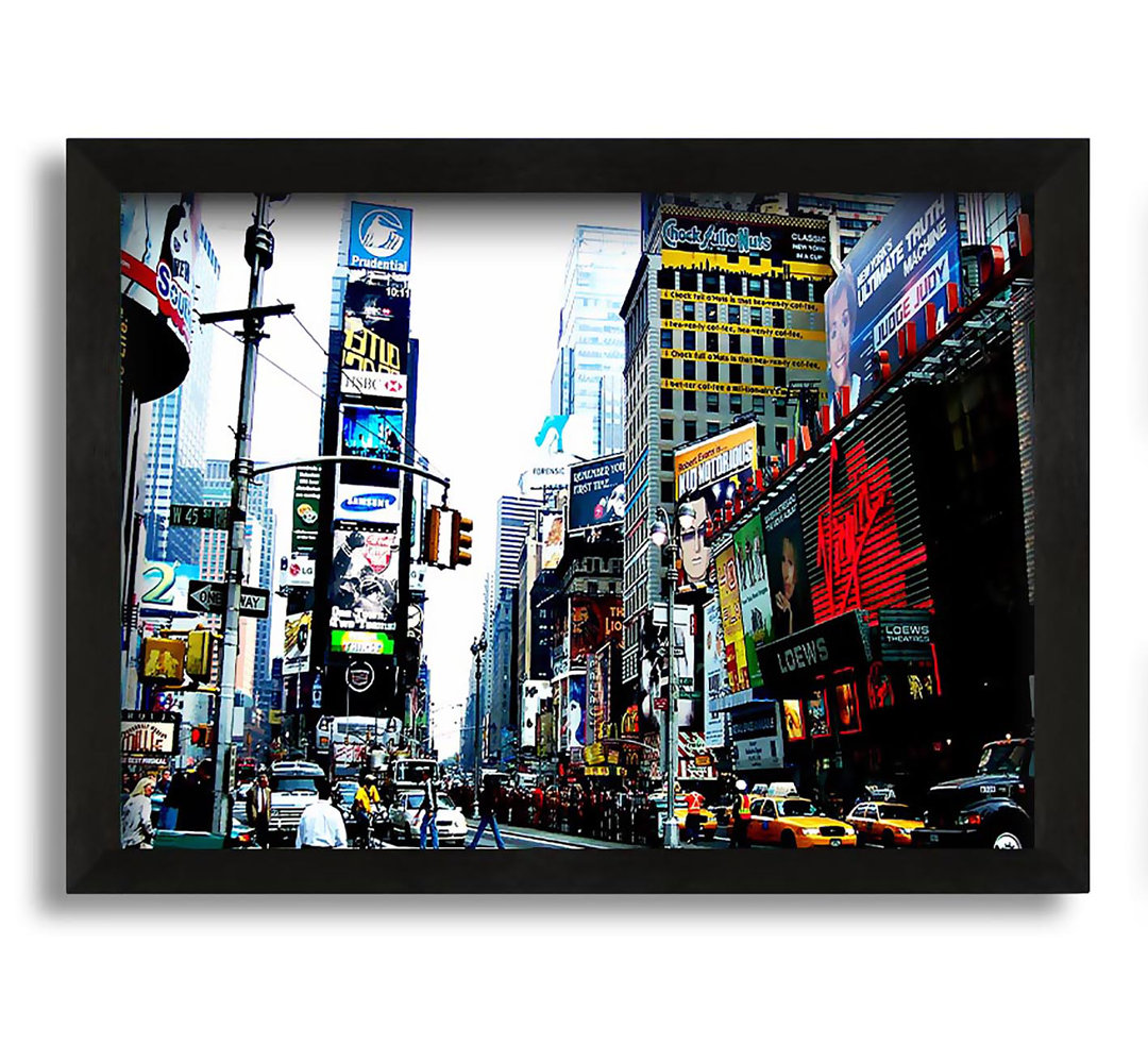 Gerahmtes Leinwandbild Times Square Nyc