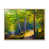 Toile naturelle avec cadre flottant