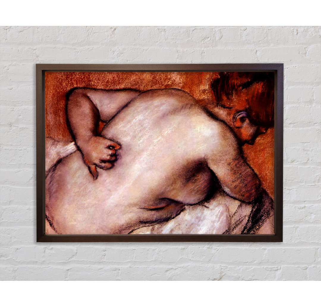 Womans Back von Edgar Degas - Einzelbildrahmen Kunstdrucke auf Leinwand