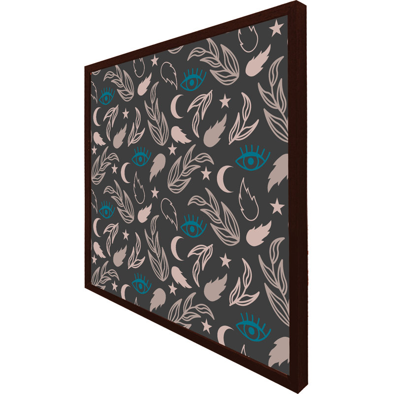Voni Single Picture Frame Print, 51cm H x 51cm W x 4cm D, Brown Framed