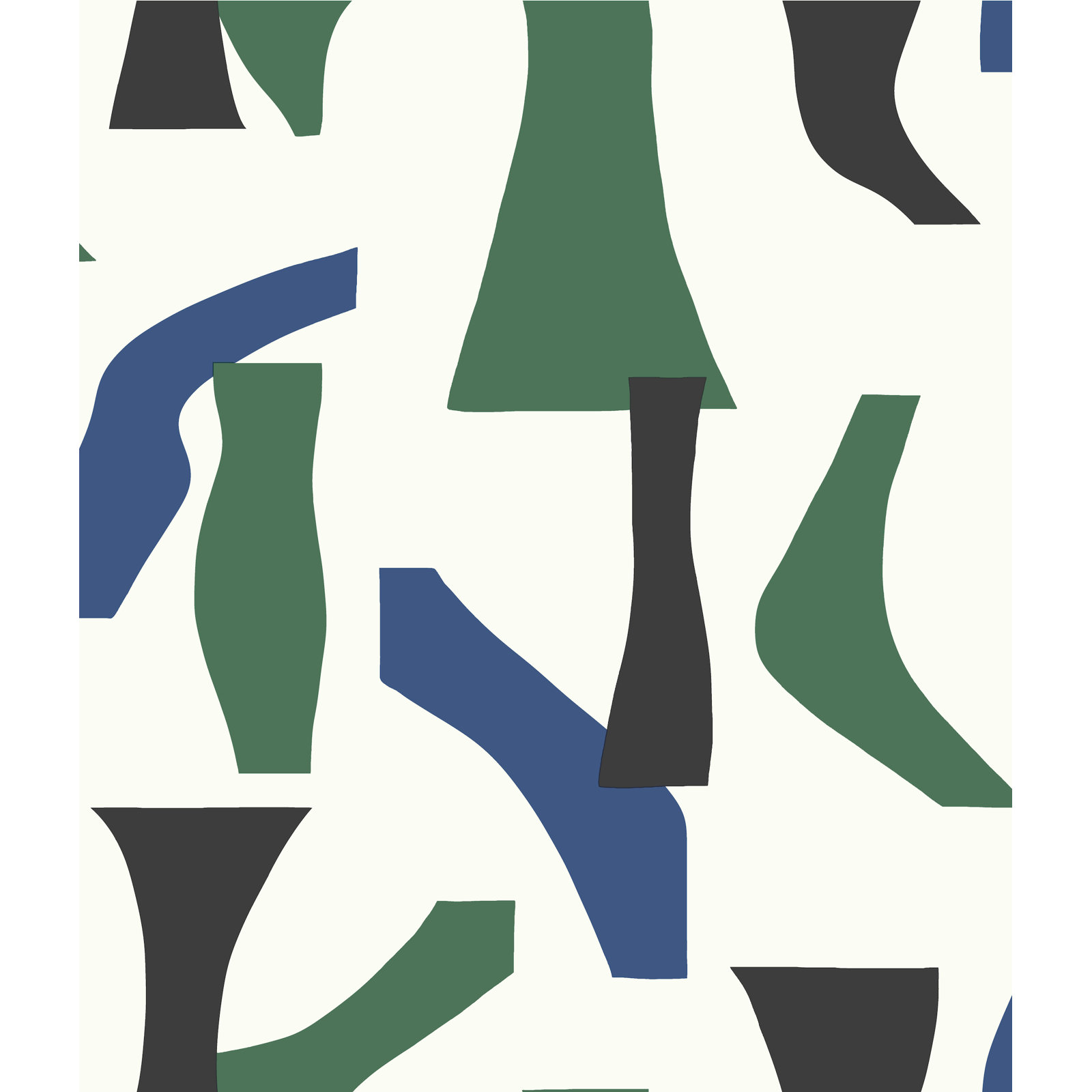 Jacyon Self-Adhesive Wallpaper Roll, Green/Blue, 20' L x 20.5" W