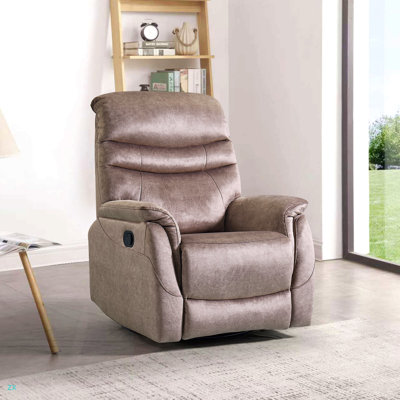Fauteuil inclinable à bascule pivotant pour le salon, pivotant à 360 degrés, fauteuil inclinable moderne réglable, canapé inclinable classique et traditionnel avec support lombaire