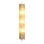 Lampe sur pied en métal et sisal de style japonais