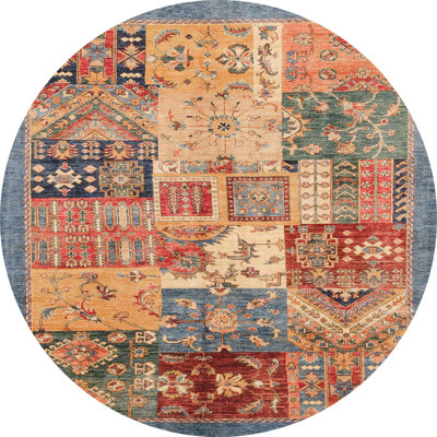 Wool Abstract Indoor Rug