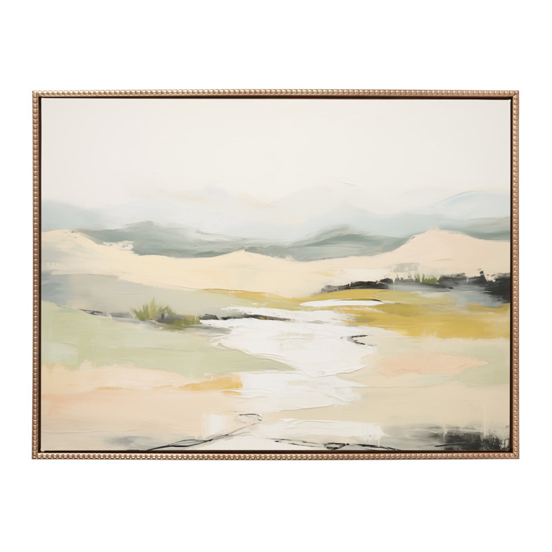 «Tranquil Landscape I» par Amy Lighthall, reproduction d'art sur toile encadrée