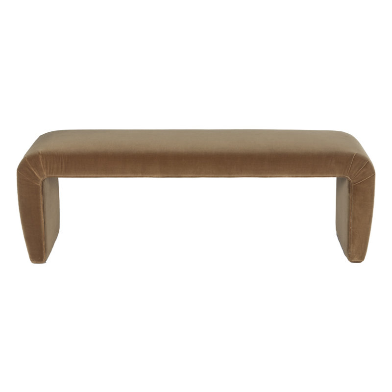 Upholstered Bench, Brown