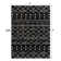 Kerana Moroccan Beni Souk Black/Cream Rug
