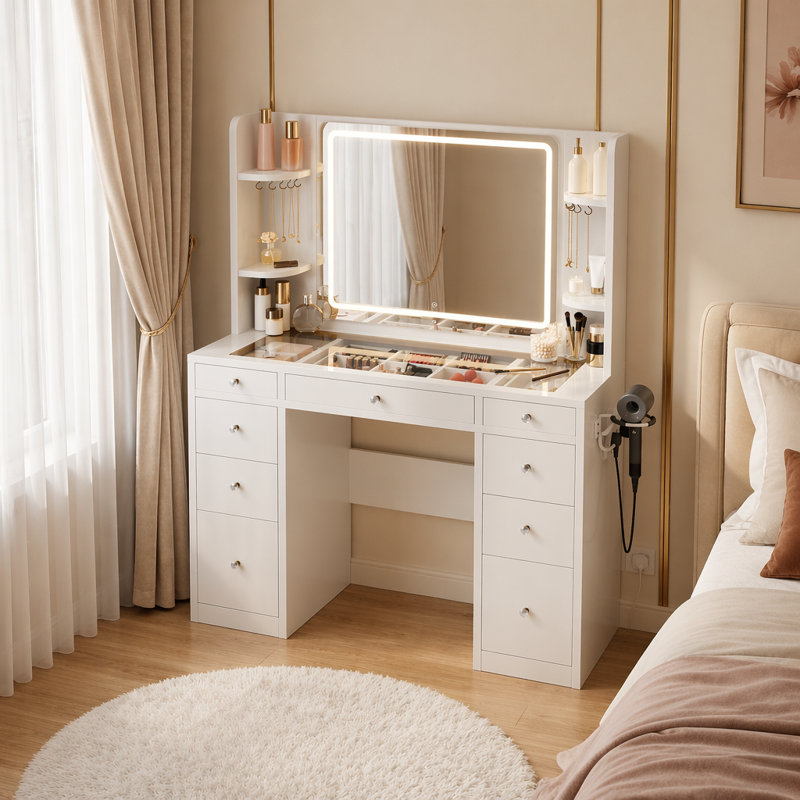 Dressing Table with Mirror