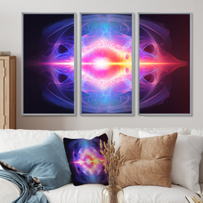 Mandala Vibrant Awakening - ensemble d'art mural imprimé abstrait