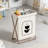 Foldable Laundry Hamper With Stand For Dorm Bathroom, Cotton Linen Fabric Collapsible Dirty Clothes Basket, Portable Storage Organizer